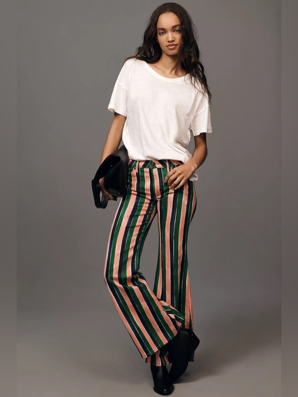 NWT Wrangler Wanderer Mid-Rise Flare Jeans